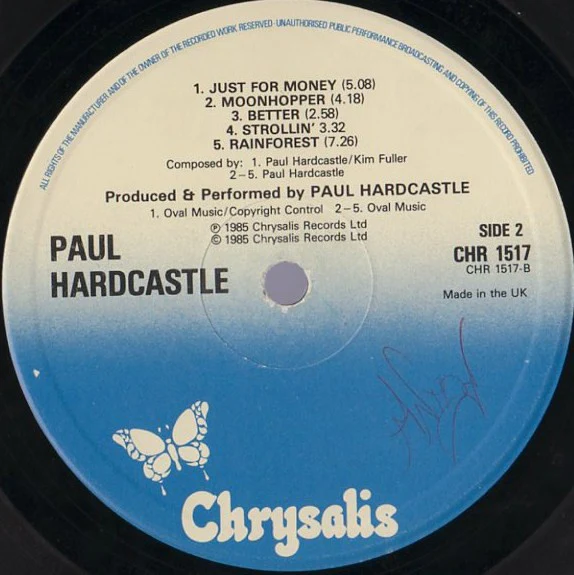 Paul Hardcastle - Paul Hardcastle (LP, Album) - Image 4