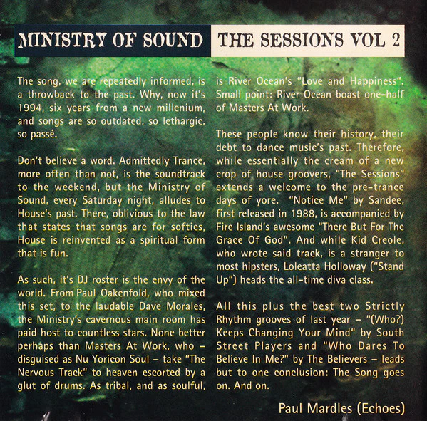 Paul Oakenfold - The Sessions Vol 2 (CD, Mixed) - Image 4