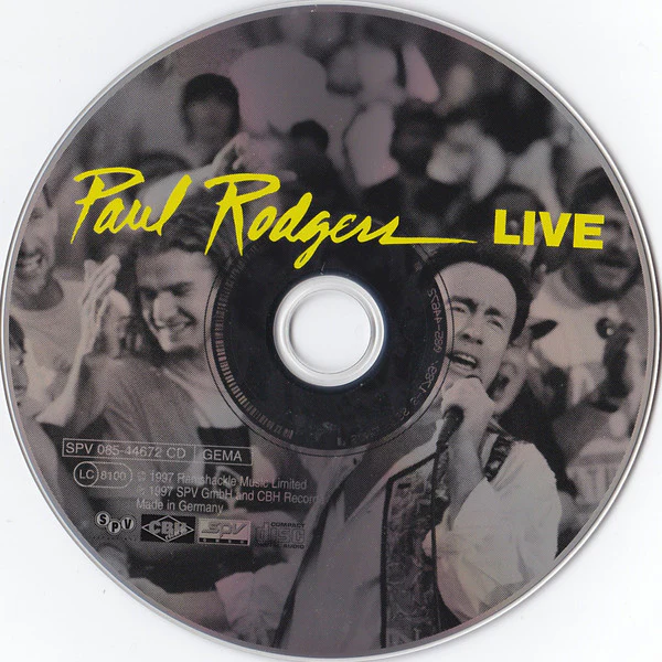 Paul Rodgers - Live - The Loreley Tapes (CD, Album) - Image 3
