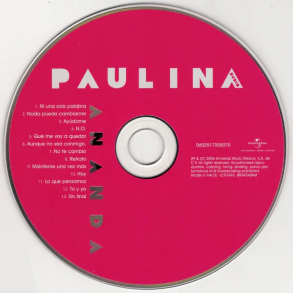 Paulina Rubio - Ananda (CD, Album, Sup) - Image 4