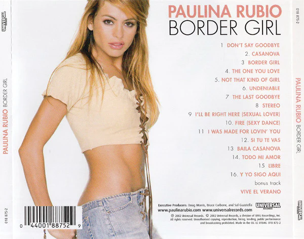 Paulina Rubio - Border Girl (CD, Album) - Image 2