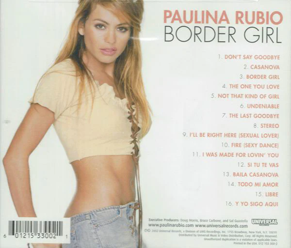 Paulina Rubio - Border Girl (CD, Album) - Image 3
