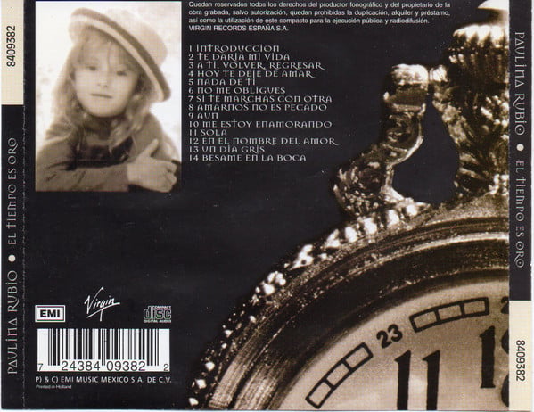 Paulina Rubio - El Tiempo Es Oro  (CD, Album, RE) - Image 3