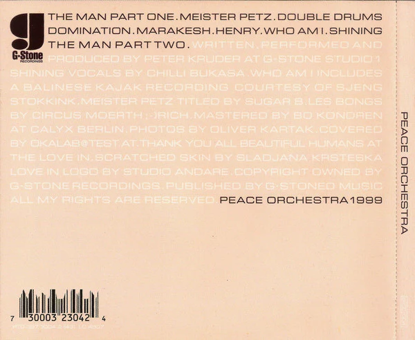 Peace Orchestra - Peace Orchestra (CD, Album) - Image 3