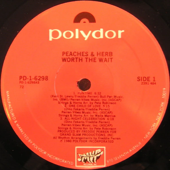 Peaches & Herb - Worth The Wait (LP, Album) - Image 3