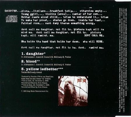 Pearl Jam - Daughter (CD, Maxi) - Image 2
