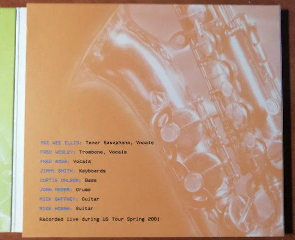 Pee Wee Ellis - Live And Funky (CD, Album) - Image 4