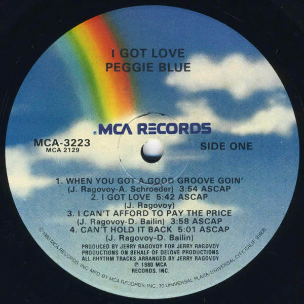 Peggie Blue* - I Got Love (LP, Album) - Image 3