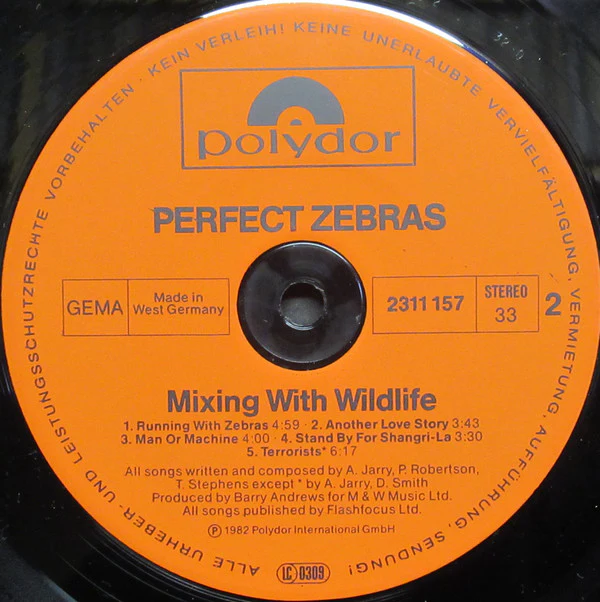 Perfect Zebras - Mixing With Wildlife (LP, Album) - Image 4