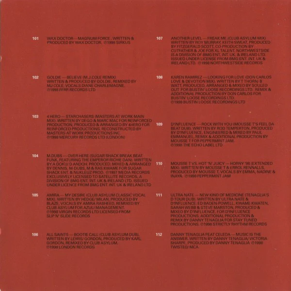 Pete Tong - Essential Selection - Summer 1998 (2xCD, Mixed) - Image 5