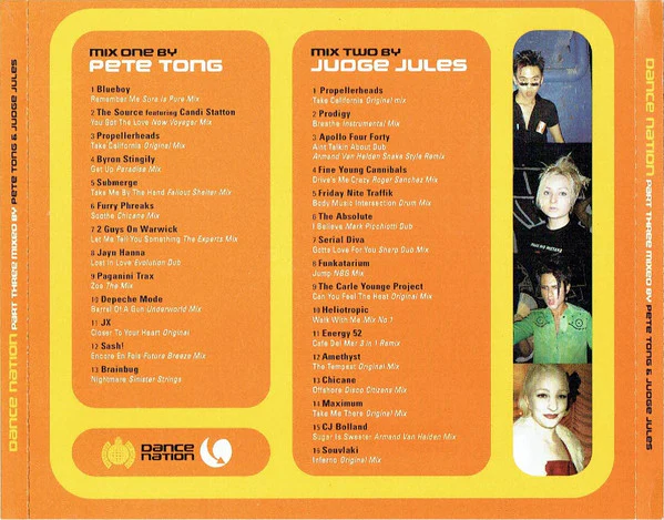 Pete Tong & Judge Jules - Dance Nation Part Three (2xCD, Album, Mixed) - Image 2