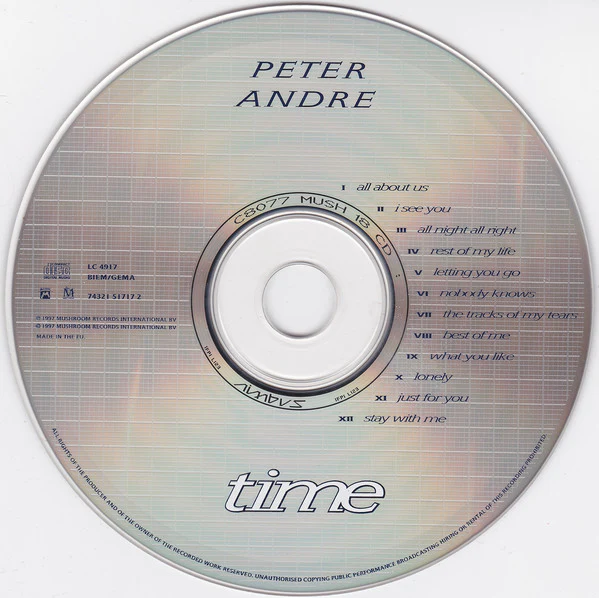 Peter Andre - Time (CD, Album) - Image 4