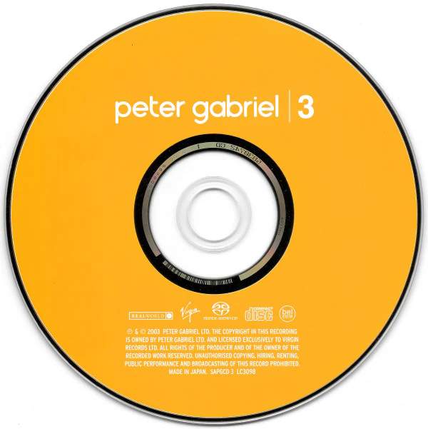 Peter Gabriel - 3 (SACD, Album, RE, RM) - Image 3