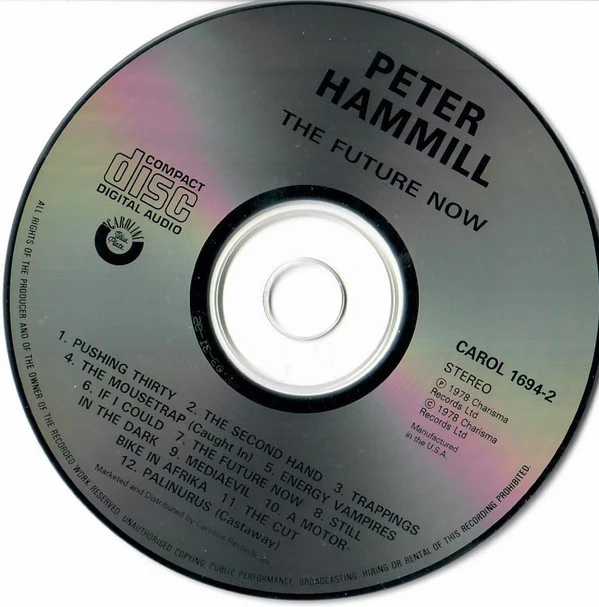 Peter Hammill - The Future Now (CD, Album, RE) - Image 4