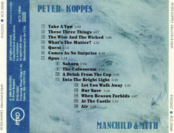 Peter Koppes - Manchild & Myth (CD, Album) - Image 2