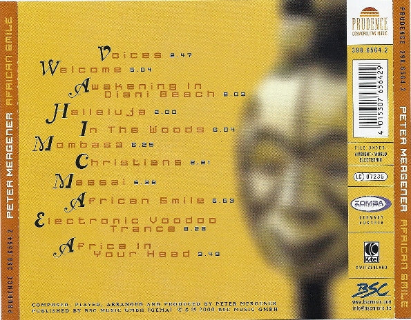 Peter Mergener - African Smile (CD, Album) - Image 3