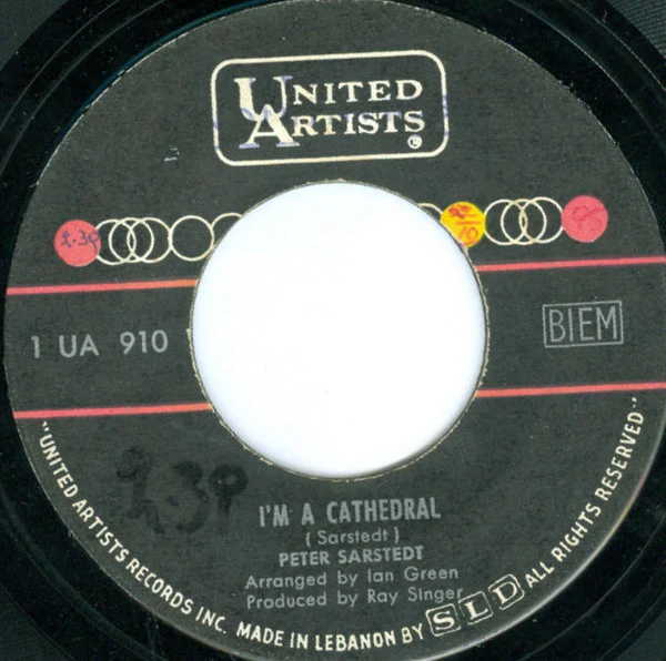 Peter Sarstedt - I'm A Cathedral (7", Single)