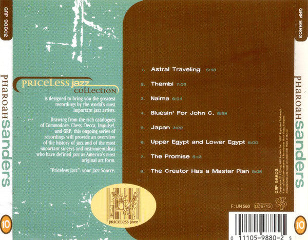 Pharoah Sanders - Priceless Jazz Collection (CD, Album, Comp, RM) - Image 2