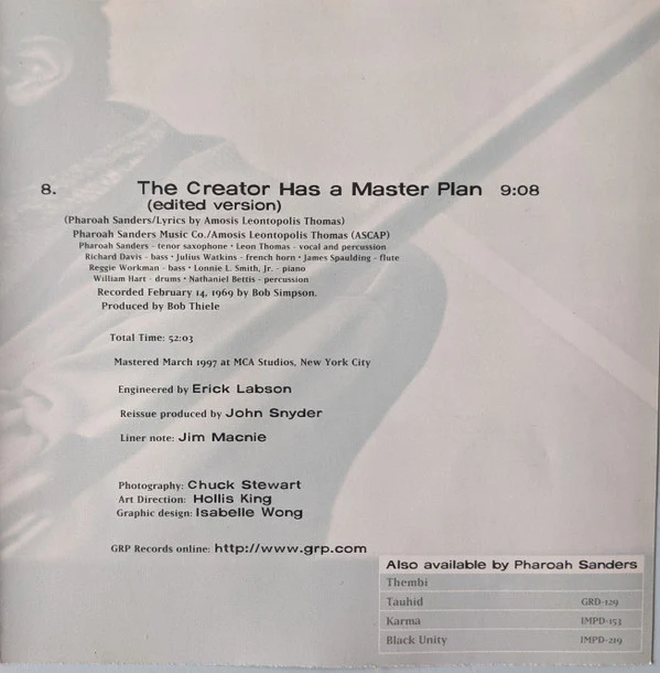 Pharoah Sanders - Priceless Jazz Collection (CD, Album, Comp, RM) - Image 5