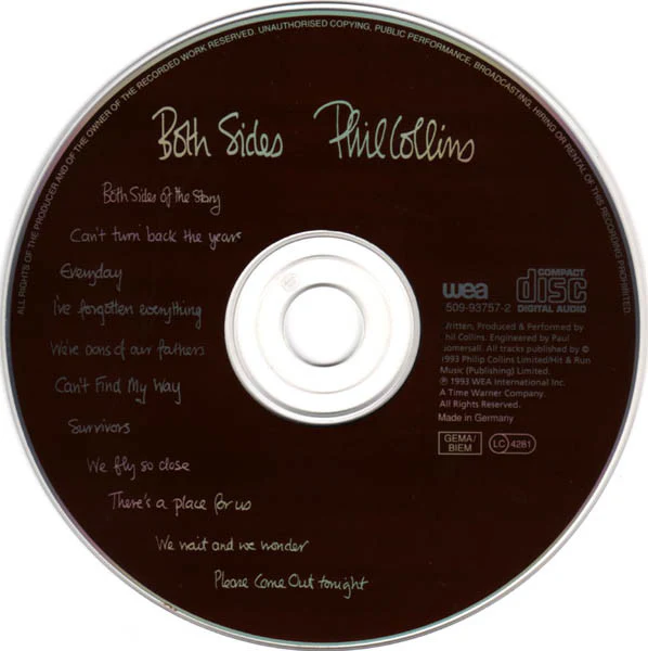 Phil Collins - Both Sides (CD, Album) - Image 3