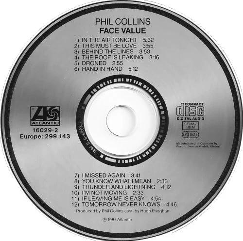 Phil Collins - Face Value (CD, Album, RE) - Image 3