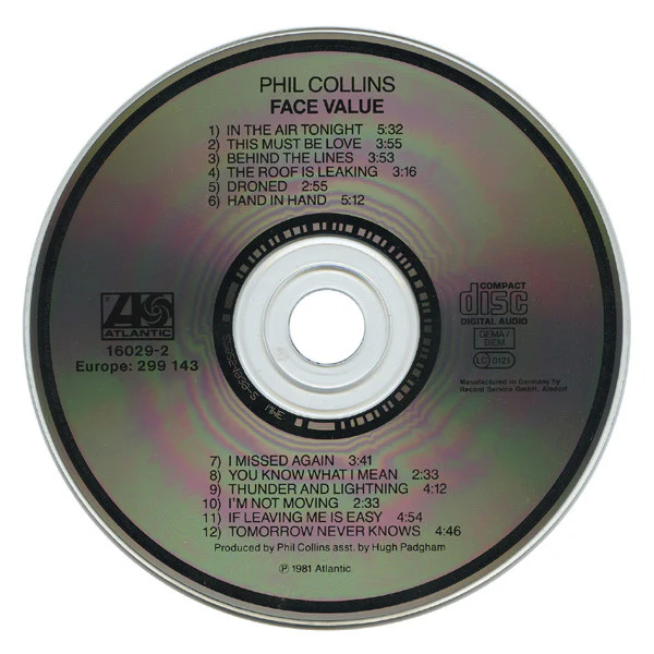 Phil Collins - Face Value (CD, Album, RE) - Image 3