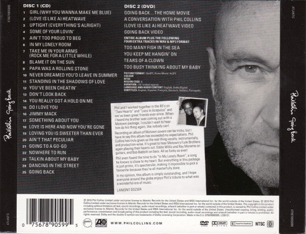 Phil Collins - Going Back (CD, Album + DVD-V, NTSC) - Image 2