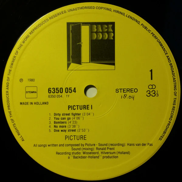 Picture - 1 (LP, Album) - Image 3