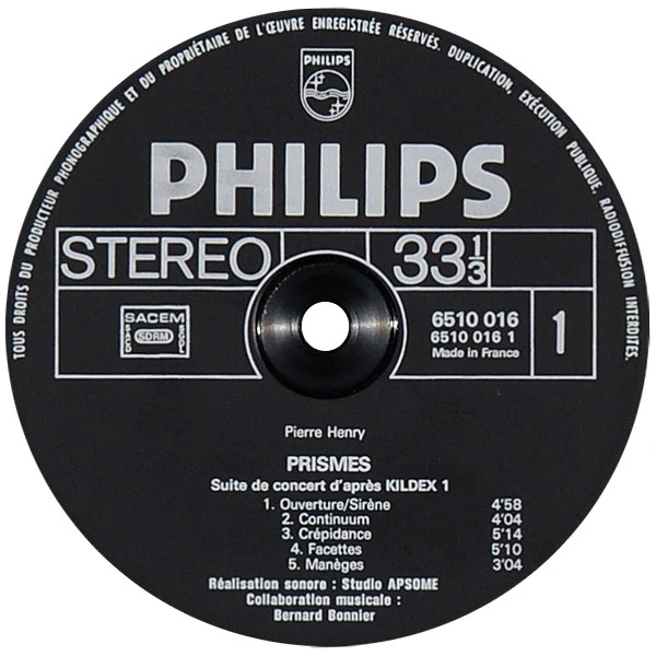 Pierre Henry - Prismes (LP) - Image 3