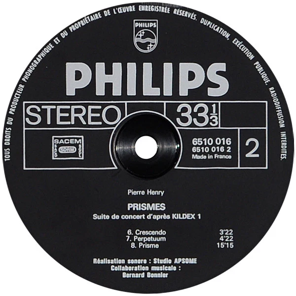Pierre Henry - Prismes (LP) - Image 4
