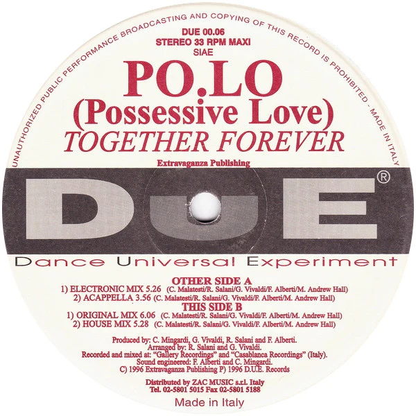 Po.Lo* - Together Forever (12", Maxi) - Image 2