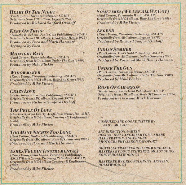 Poco (3) - Crazy Loving The Best Of Poco 1975-1982 (CD, Comp) - Image 3
