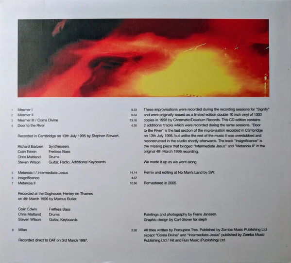 Porcupine Tree - Metanoia (CD, Album, RE, RM, Dig) - Image 3