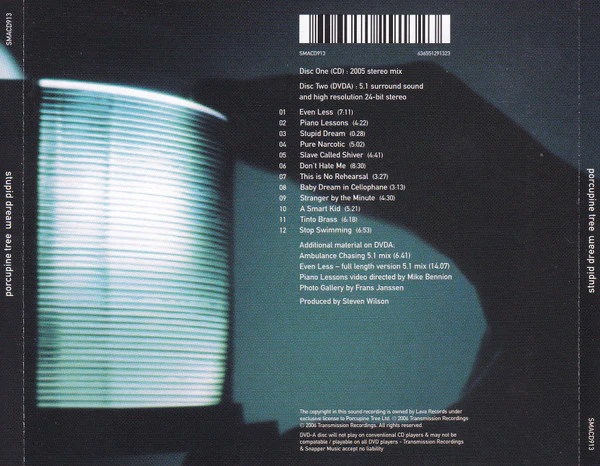 Porcupine Tree - Stupid Dream (CD, Album, RE, RM + DVD-A, Multichannel, 5.1 + Jew) - Image 5