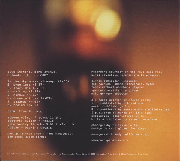 Porcupine Tree - We Lost The Skyline (CD, Album, Dig) - Image 2