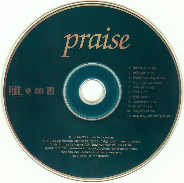 Praise - Praise (CD, Album) - Image 3