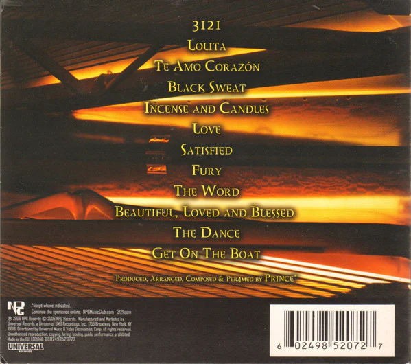 Prince - 3121 (CD, Album, Dig) - Image 2
