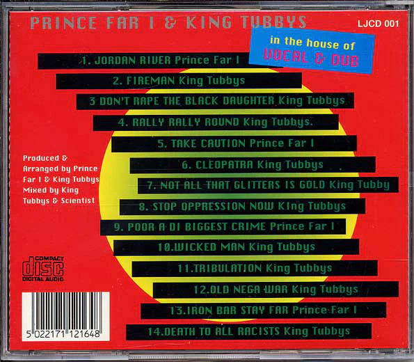 Prince Far I & King Tubbys* - In The House Of Vocal & Dub (CD) - Image 3