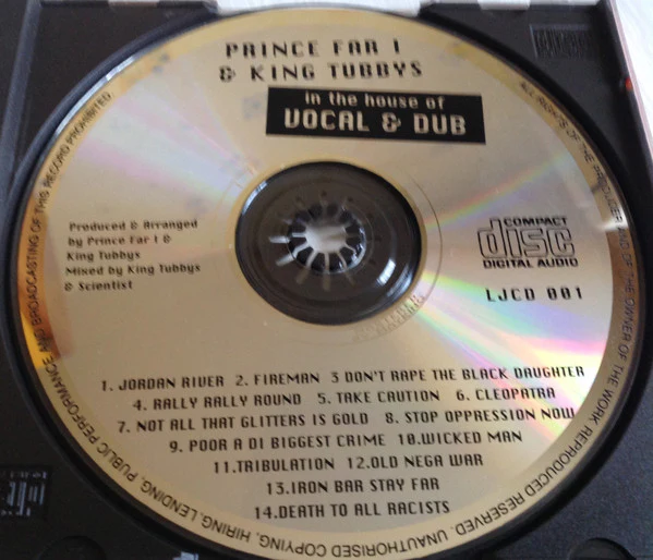 Prince Far I & King Tubbys* - In The House Of Vocal & Dub (CD) - Image 4