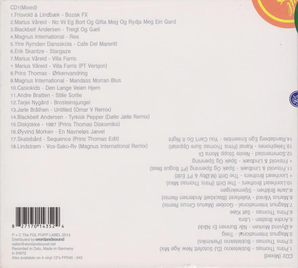 Prins Thomas - 10 Years Of Full Pupp (2004 - 2014) (2xCD, Mixed) - Image 2