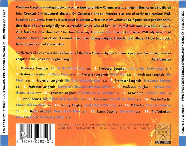 Professor Longhair - Collector's Choice (CD, Comp) - Image 2