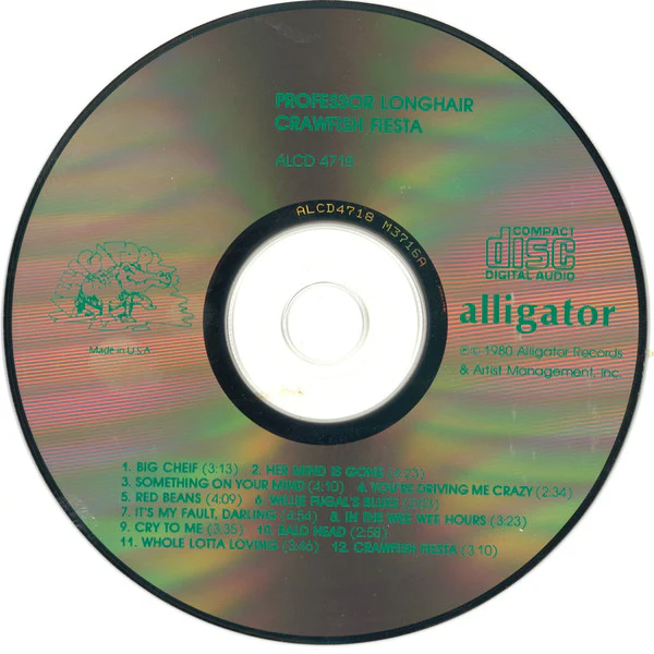 Professor Longhair - Crawfish Fiesta (CD, Album, RE) - Image 3