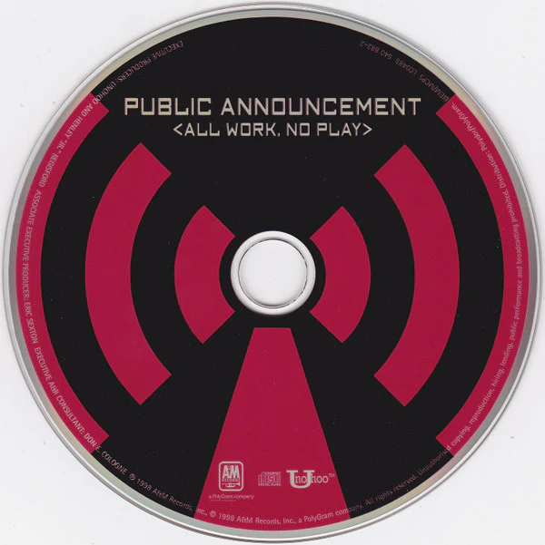 Public Announcement - All Work, No Play (CD, Album) - Image 3