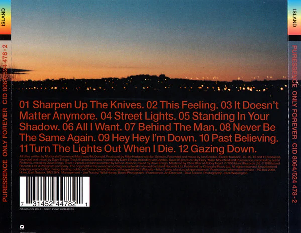 Puressence - Only Forever (CD, Album) - Image 2