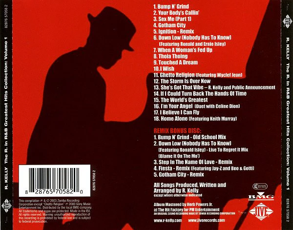 R. Kelly - The R. In R&B Greatest Hits Collection: Volume 1 (2xCD, Comp) - Image 2