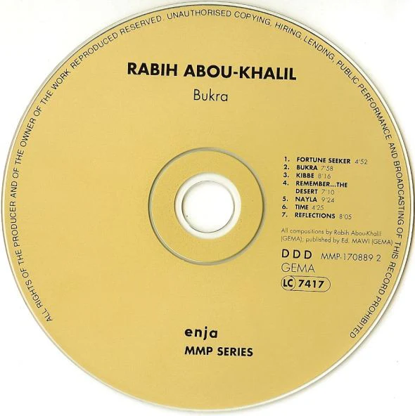 Rabih Abou-Khalil - Bukra (CD, Album, RE) - Image 3