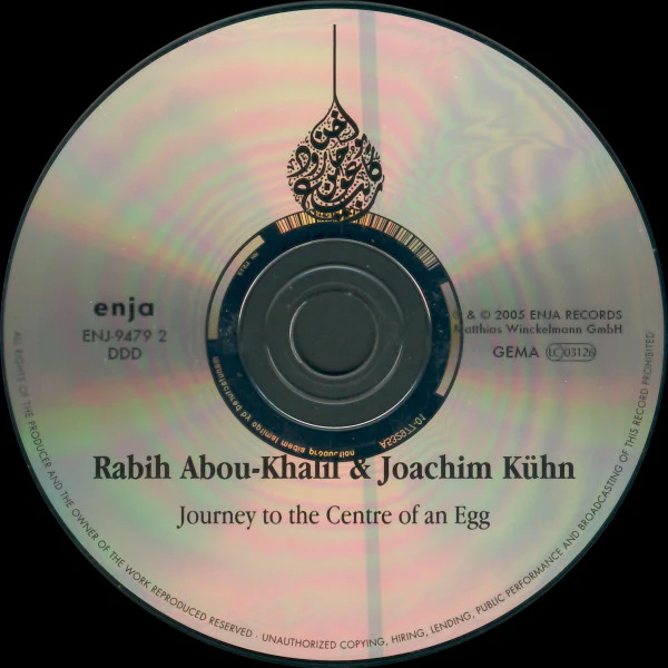 Rabih Abou-Khalil / Joachim Kühn / Jarrod Cagwin - Journey To The Centre Of An Egg (CD, Album, Dig) - Image 3