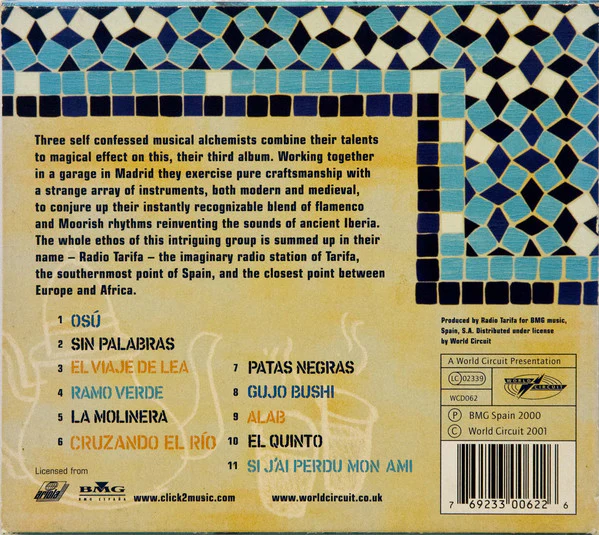 Radio Tarifa - Cruzando El Río (CD, Album, Sli) - Image 2
