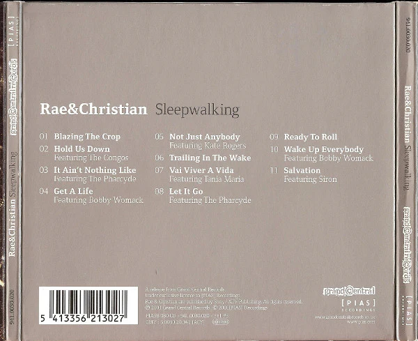 Rae&Christian* - Sleepwalking (CD, Album, Dig) - Image 2