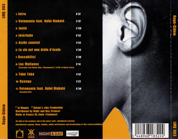 Rage (37) - Cidew (CD, Album) - Image 2